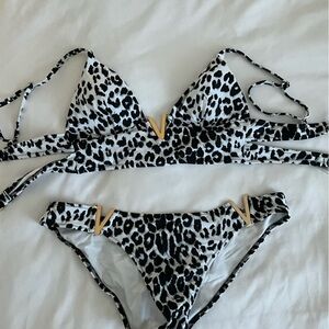 Victoria’s Secret animal print bikini. NWOT